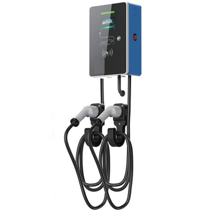 7KW/14KW Dual port Pillar AC Charger